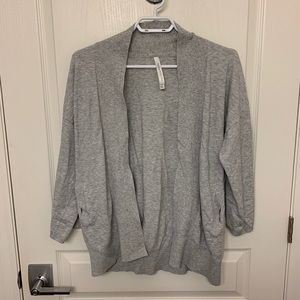 Group by Babaton Light Grey Cardigan